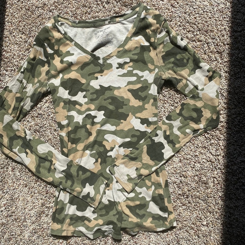 No Boundaries Long Sleeve Camo Shirt